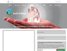 Tablet Screenshot of luciscollege.com